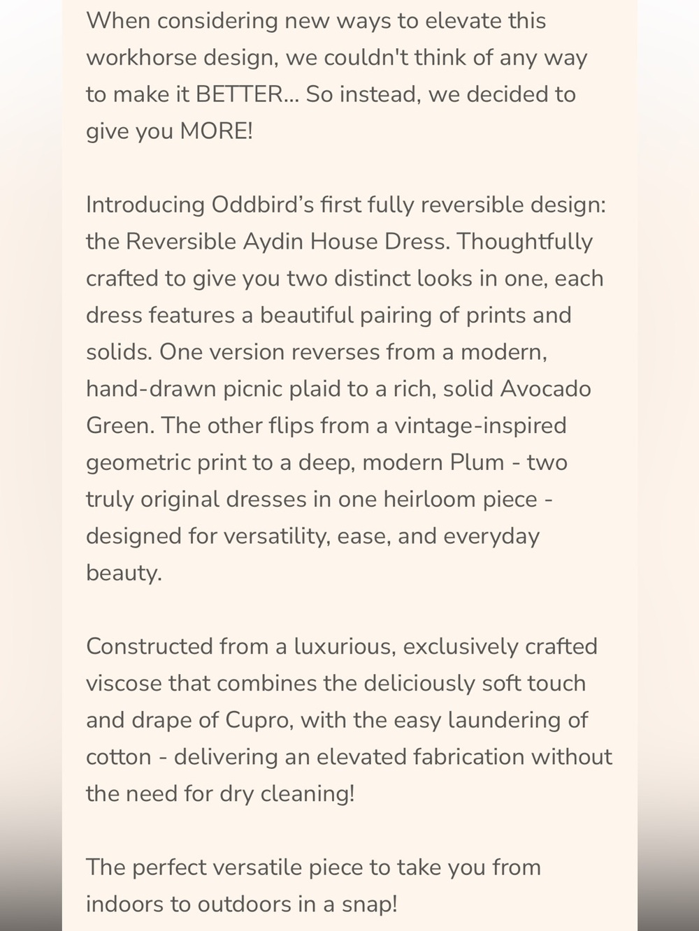 Oddbird Co. Aydin House Dress - Picture 12 of 13